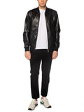 Bomber Gianni Lupo Nero ecopelle GL9731 BLACK GIANNI LUPO 
