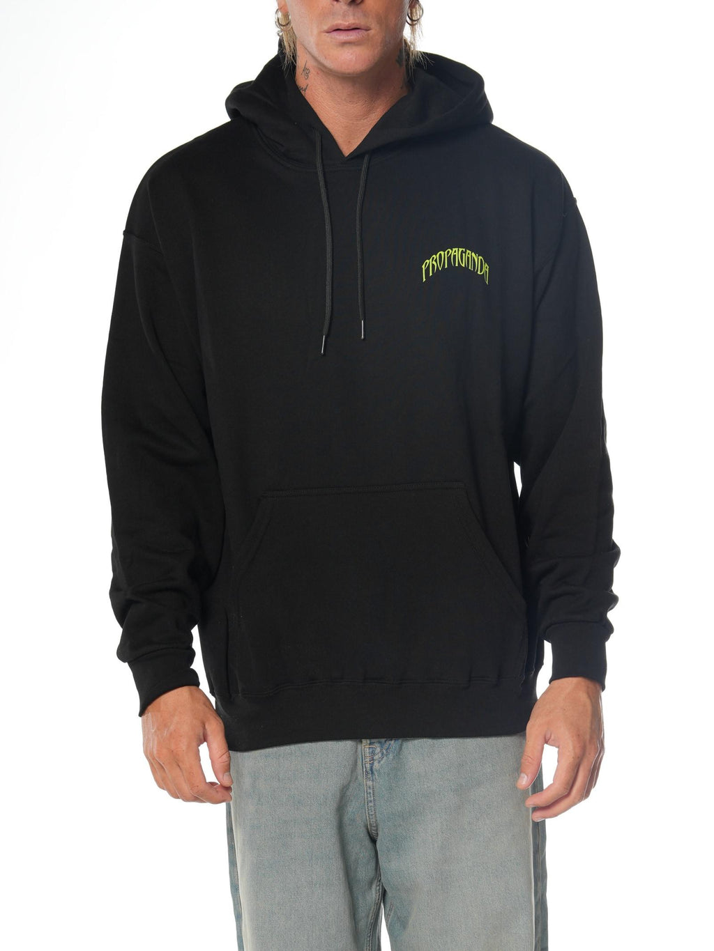 Felpa Propaganda Triangle Wolf Nero FE481 NERO PROPAGANDA 