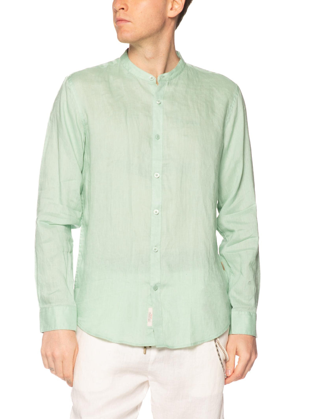 Camcia Gianni Lupo Menta coreana lino GL7620S MENTA GIANNI LUPO 