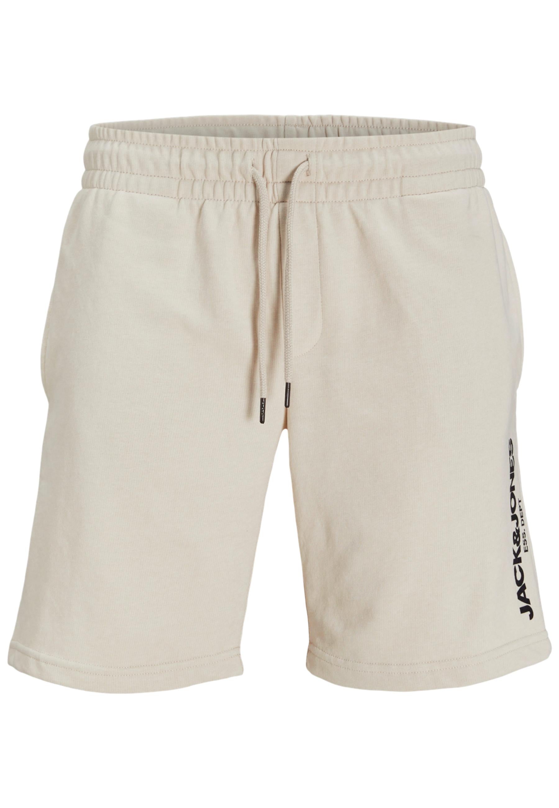 Bermuda Jack & Jones Beige in felpa