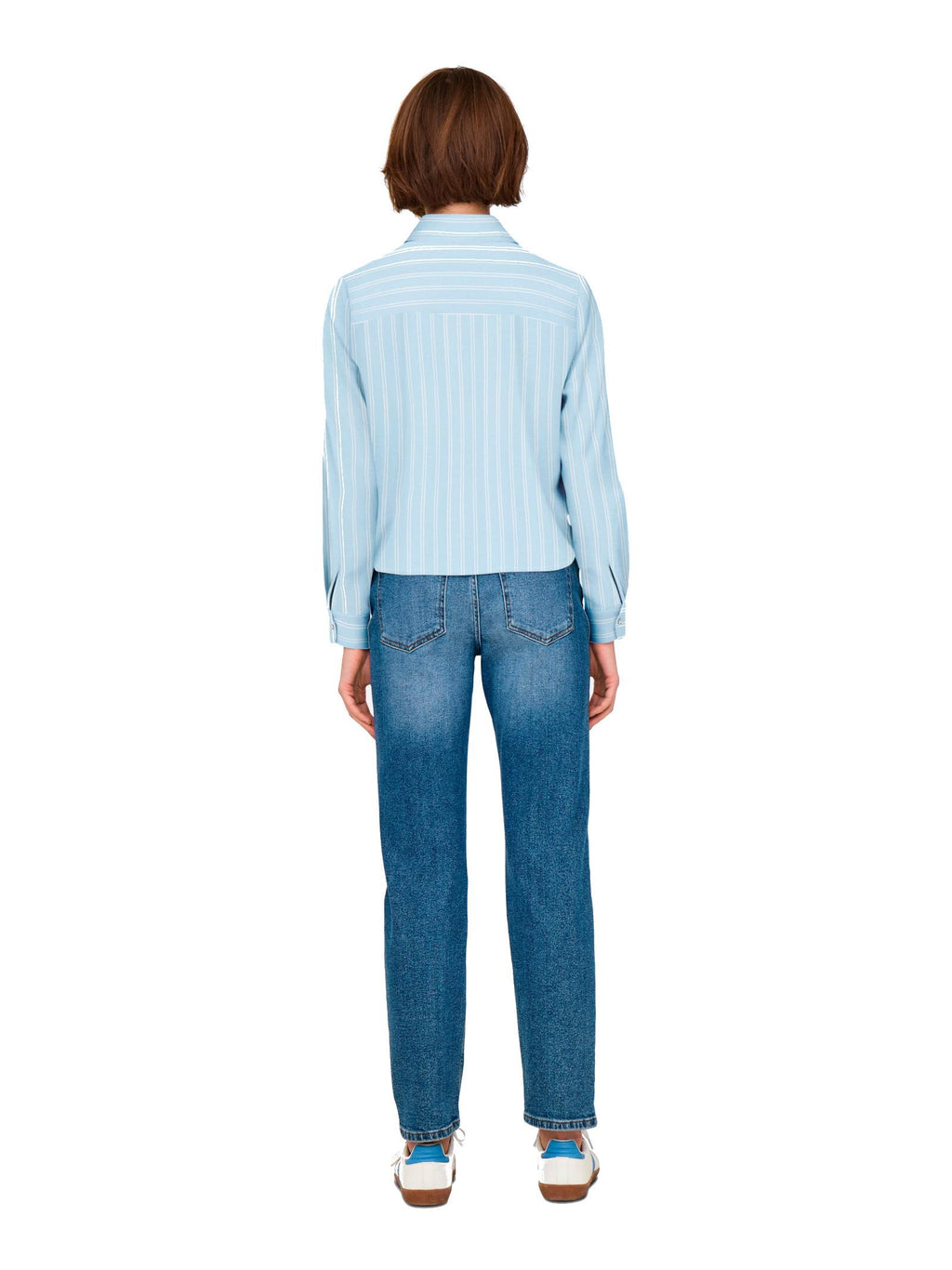 Camicia Only Celeste Lece annodata 15195910 /Cerulean ONLY 