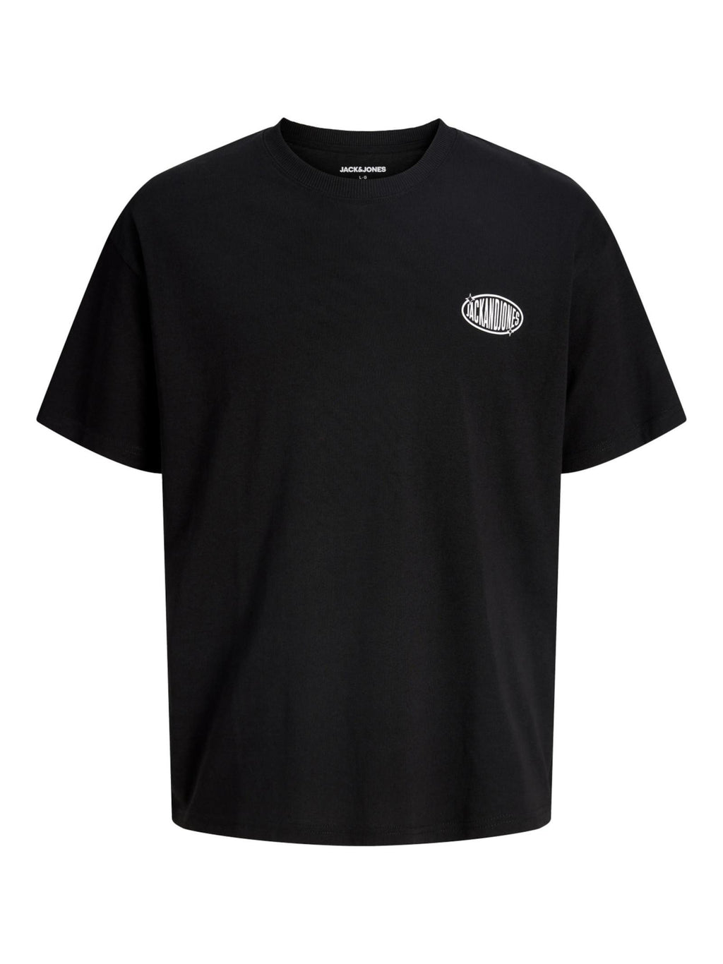 T-shirt Jack & Jones Nero Legacy loghi 12298480 /Black JACK & JONES 