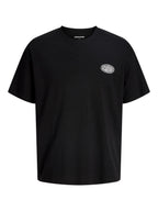 T-shirt Jack & Jones Nero Legacy loghi 12298480 /Black JACK & JONES 