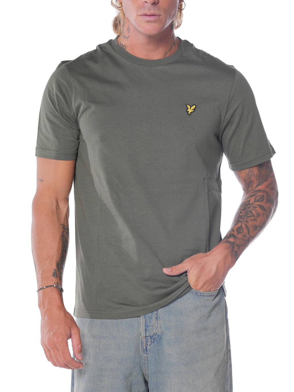 T-shirt Lyle & Scott Verde militare Logo TS400VOG DEEP DEPTHS LYLE & SCOTT 