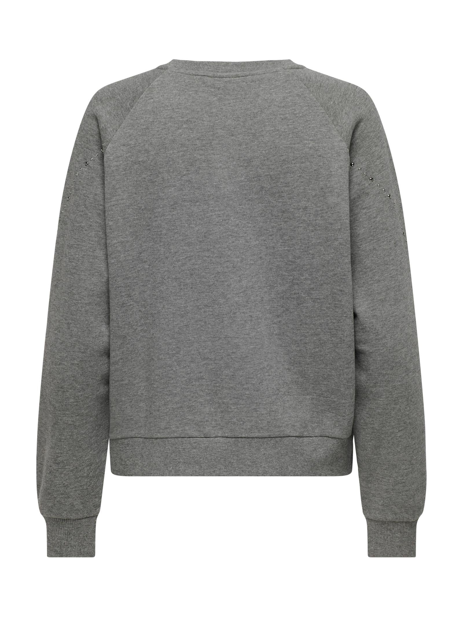 Felpa Jacqueline De Yong Grigio girocollo 15352914 /Medium Grey Melange JDY 