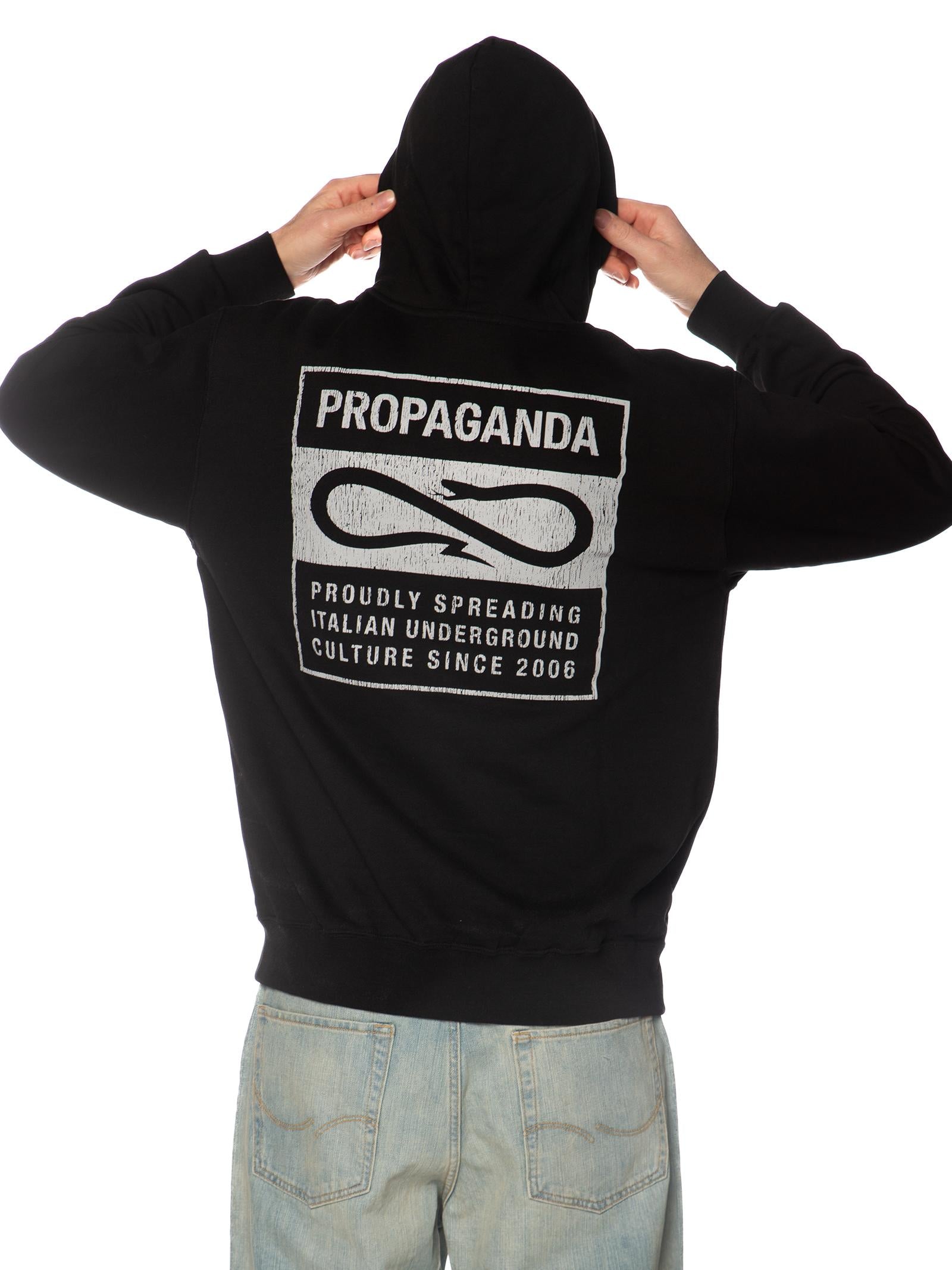 Felpa Propaganda Nero Label FE528 NERO PROPAGANDA 