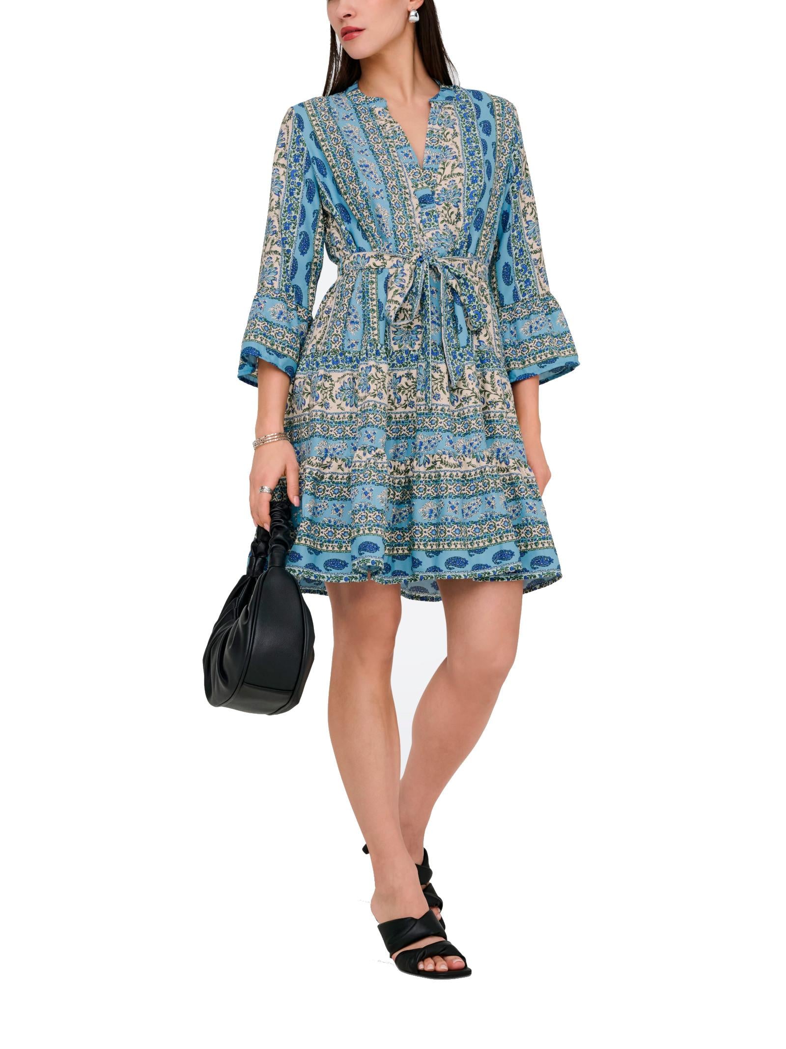 Abito Only Celeste Sina scollo a V 15340073 /Cloud Dancer ONLY 