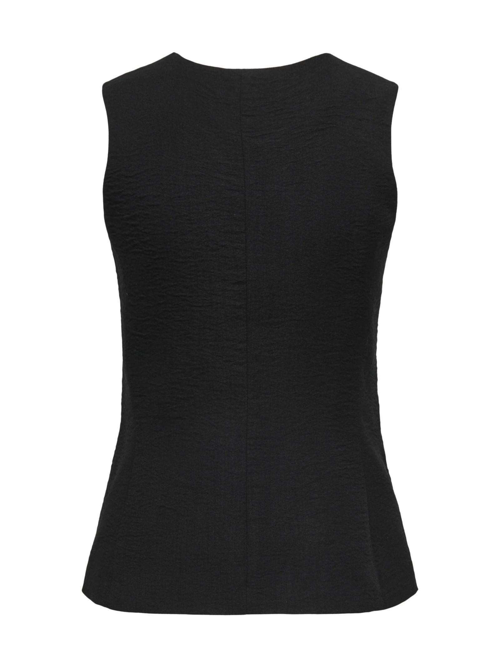 Gilet Only Nero River motivo a V 15354010 /Black JDY 