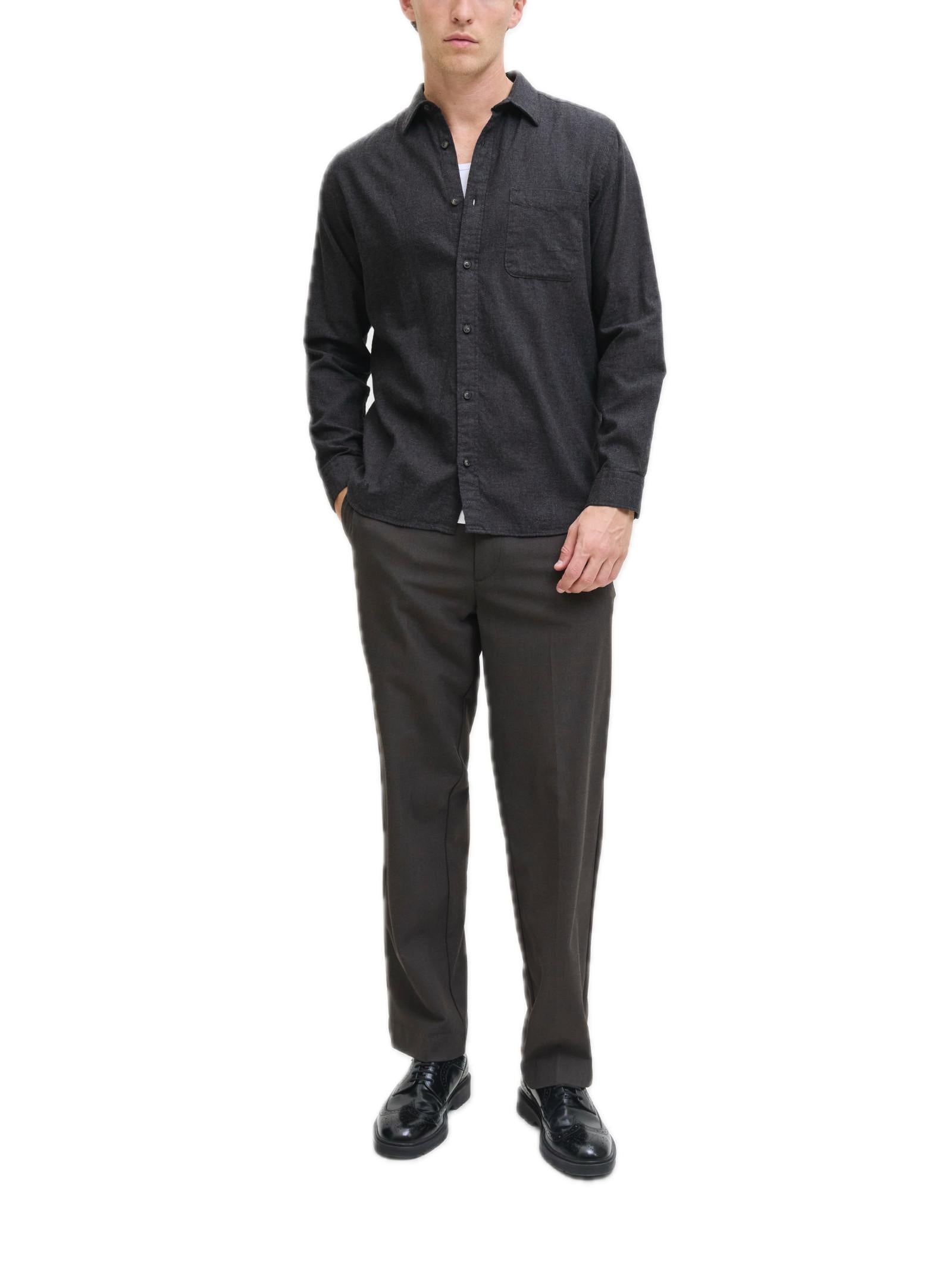 Camicia Jack & Jones Classic Antracite 12278416 /Dark Grey Melange JACK & JONES 