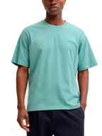T-shirt Jack & Jones Archive Acqua marina con mini logo gommato 12287990 /Mineral Blue JACK & JONES 