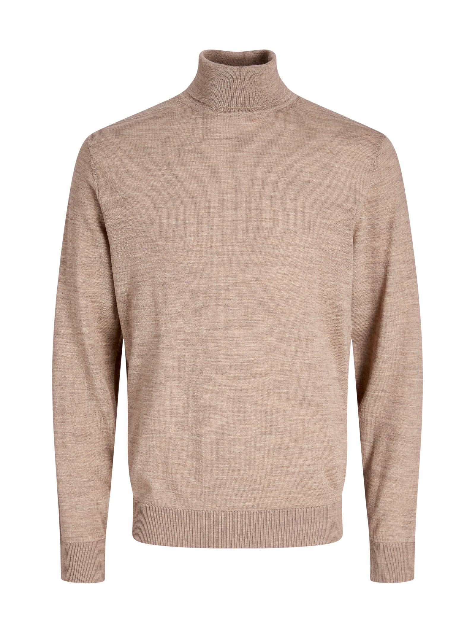 Dolcevita Jack & Jones Merino Nocciola 12216829 /Greige JACK & JONES 