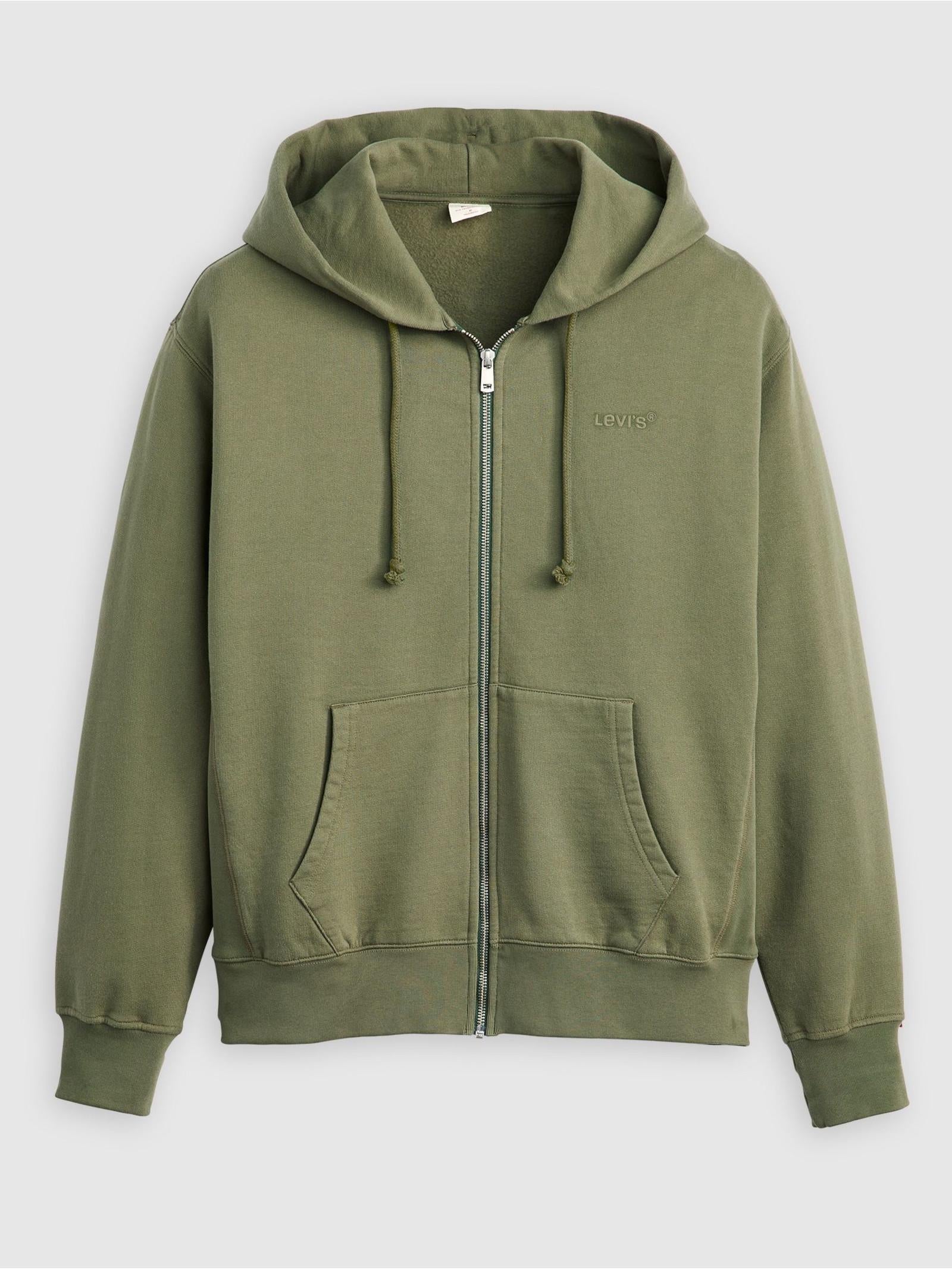 Felpa Levi's®  Autenthic Verde full zip  girocollo A926500 03 LEVI'S® 
