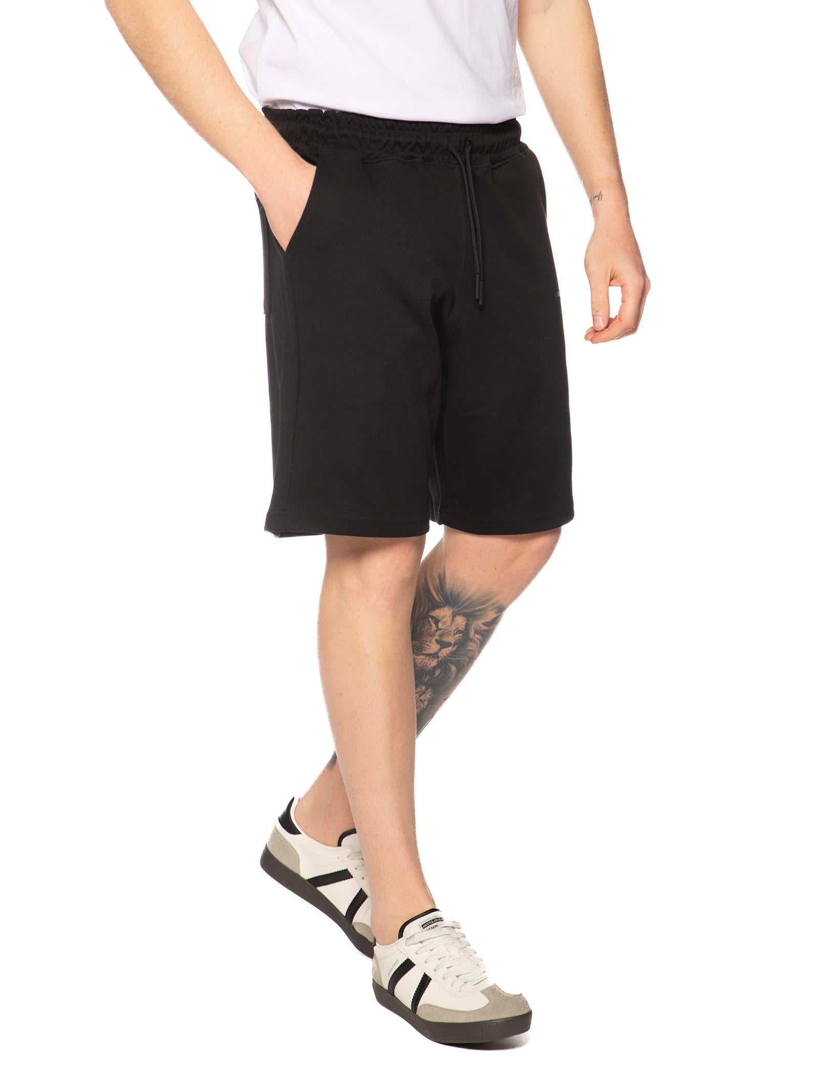 Bermuda Superculture Nero in felpa BOY-I NERO SUPERCULTURE 