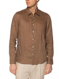Camicia Seinse Fango in lino CE1081 FANGO SEINSE 