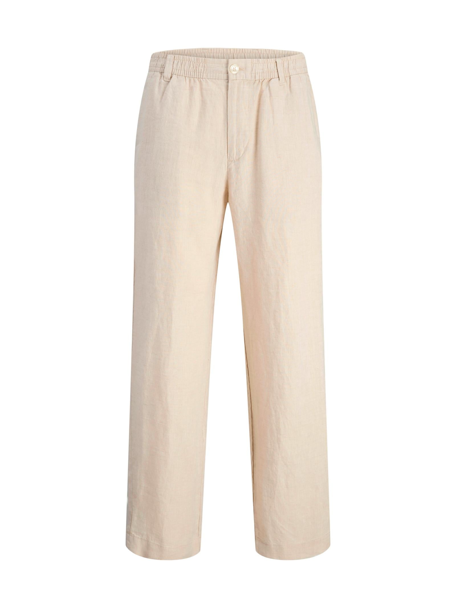 Chino Jack & Jones Lawrence Beige in lino 12253120 /Silver Lining JACK & JONES 