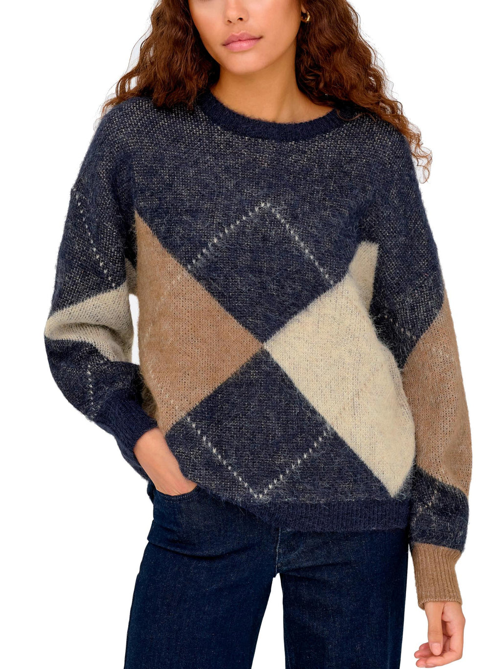 Maglia Only Noeme Blu fantasia 15353226 /Night Sky ONLY 