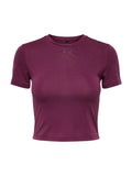 T-shirt Only Bordeaux cropped 15353070 /Grape Wine ONLY 
