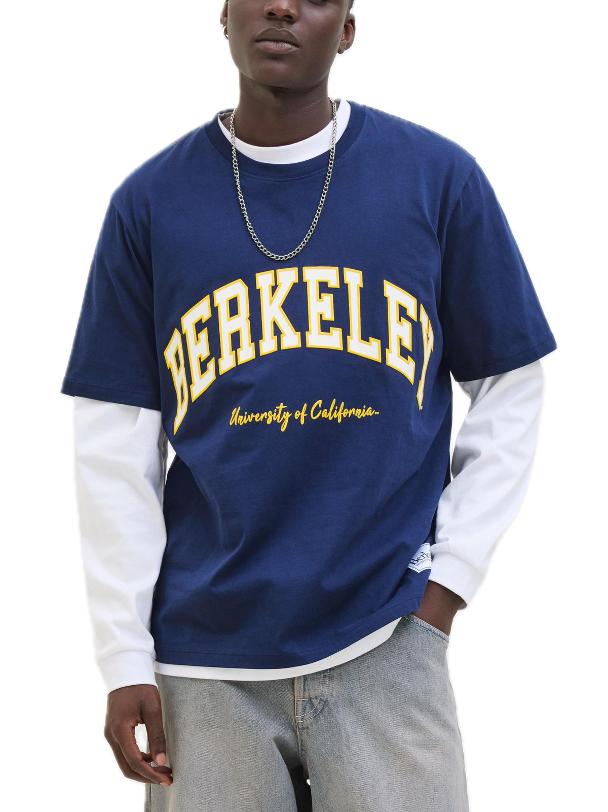 T-shirt Jack & Jones Berkeley Blu 12290612 /Medieval Blue JACK & JONES 