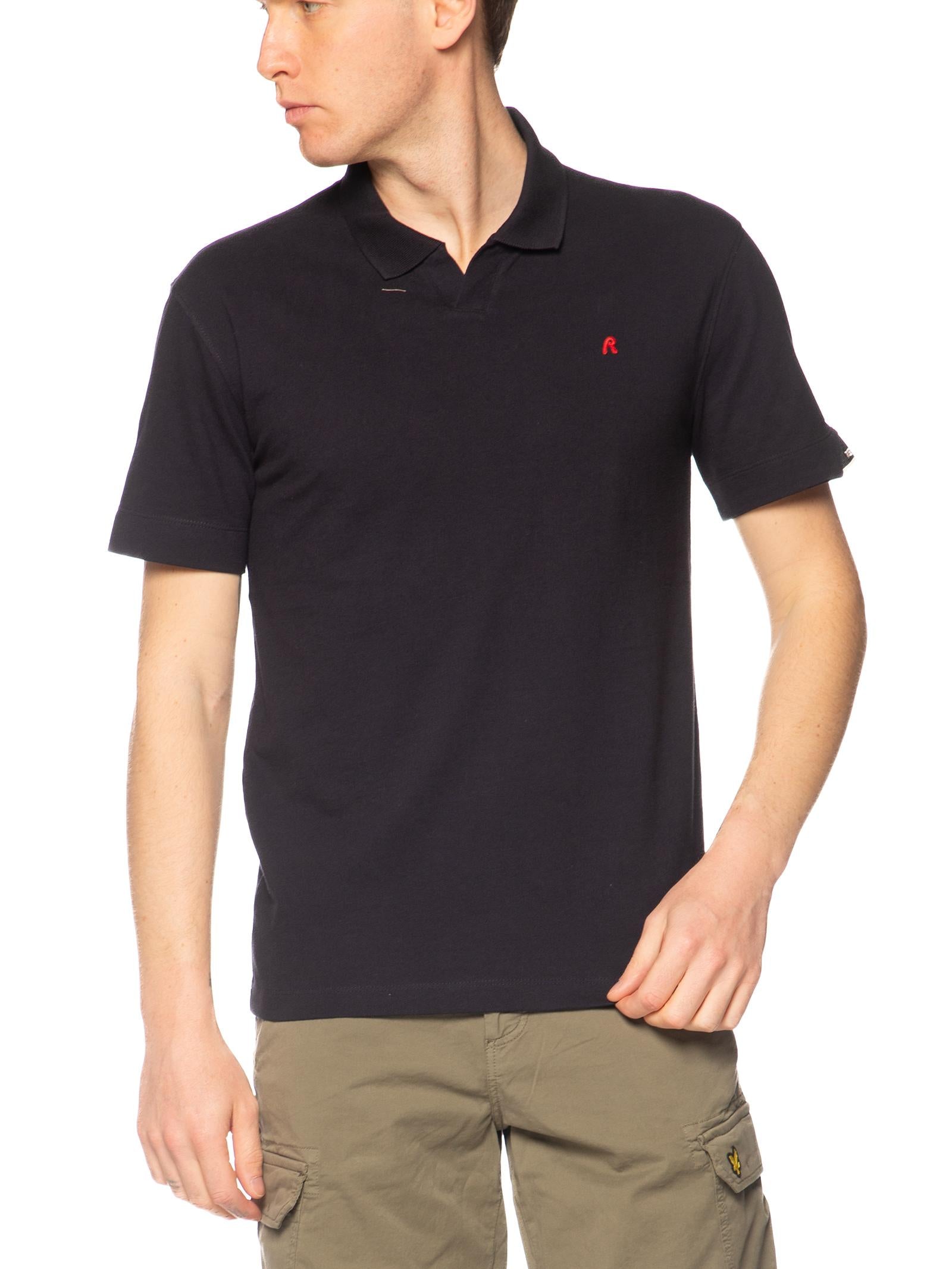 Polo Replay Blu Logo manica corta M3465 970 REPLAY 