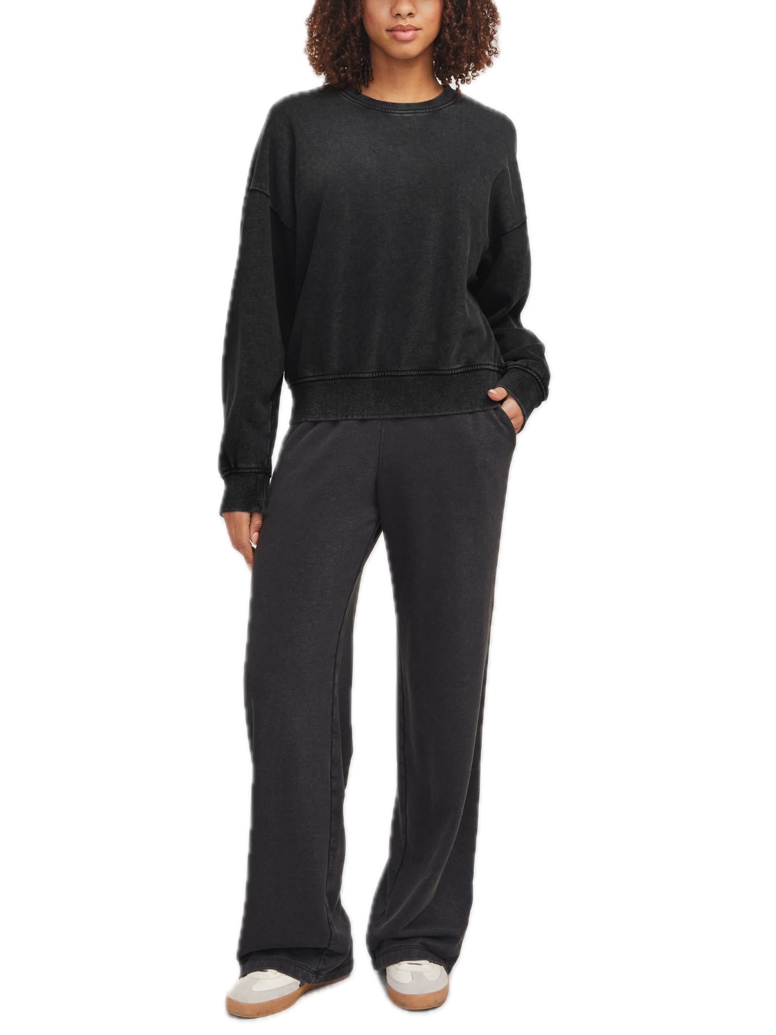 Felpa JJXX Nero Alfa washed 12272137 /Black JJXX 