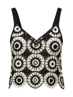 Top Only Yvonne Nero con lavorazione macrame 15289731 /Black ONLY 