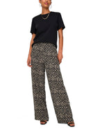 Pantalone Only Katty Nero Beige fantasia 15341492 /Black ONLY 