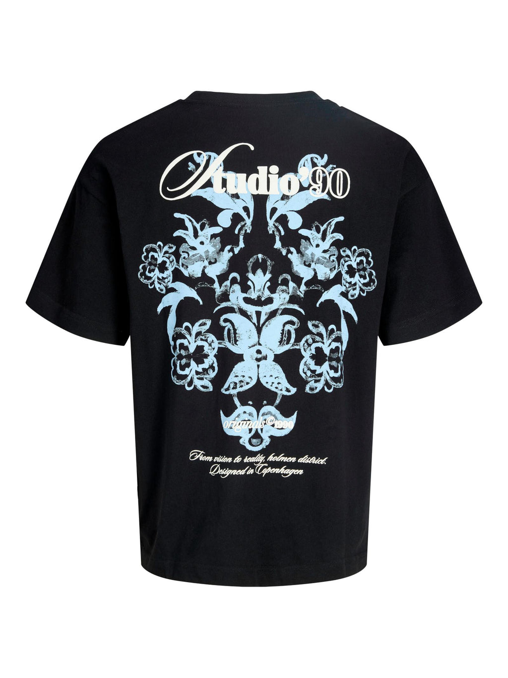 T-shirt Jack & Jones Nero Graphic stampa 12290892 /Black JACK & JONES 