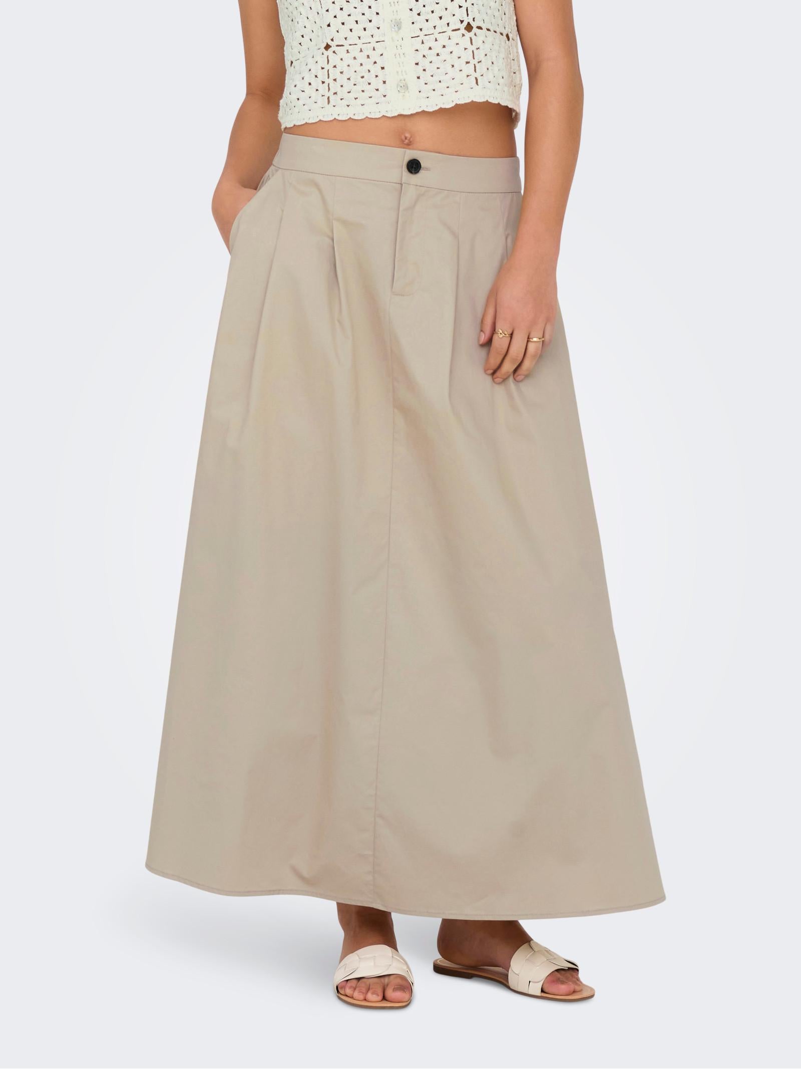 Gonna Only Beige Zora lunga 15344535 /Oxford Tan ONLY 