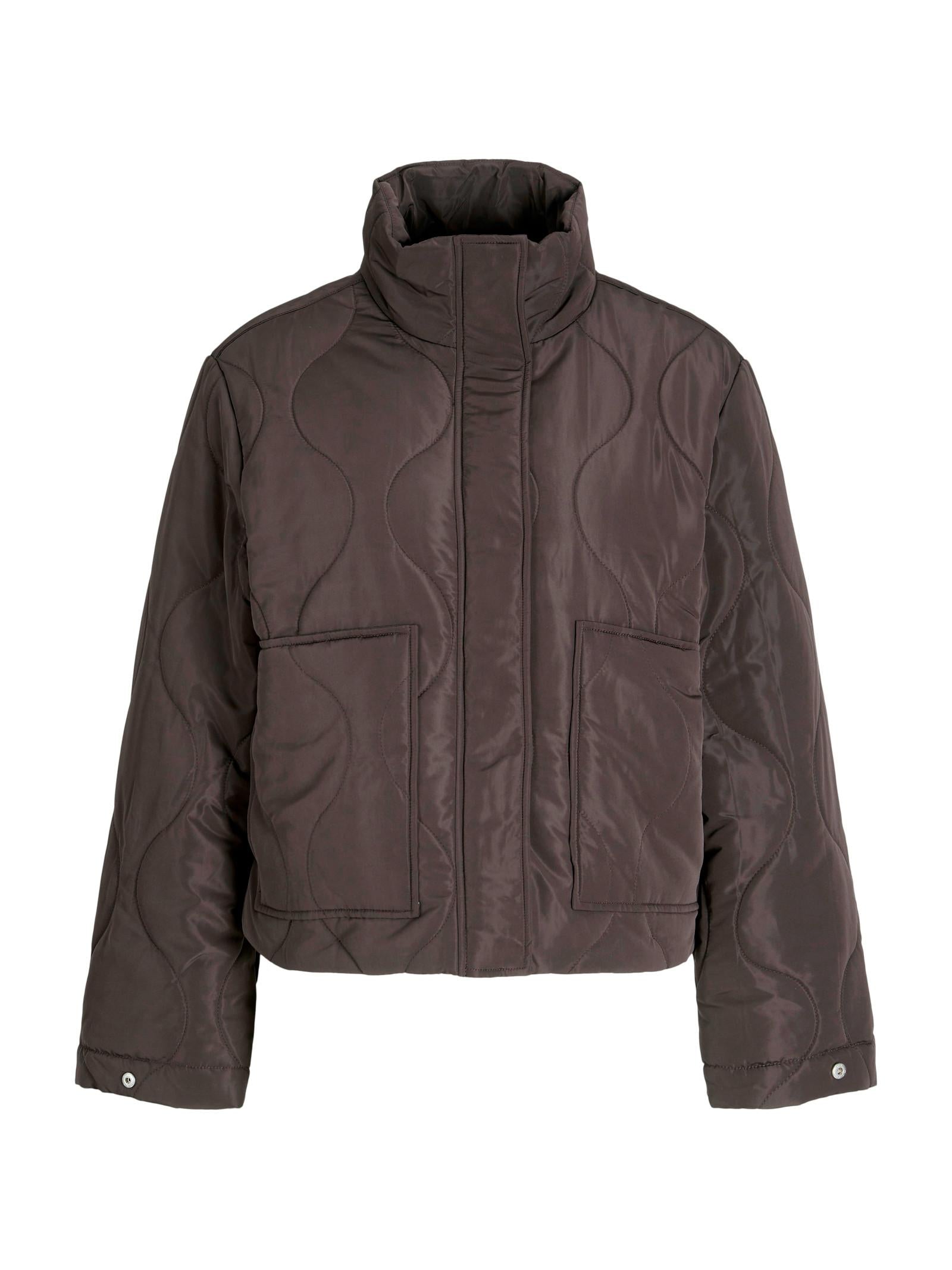 Giubbotto JJXX Serena Marrone collo alto 12278850 /bracken JJXX 