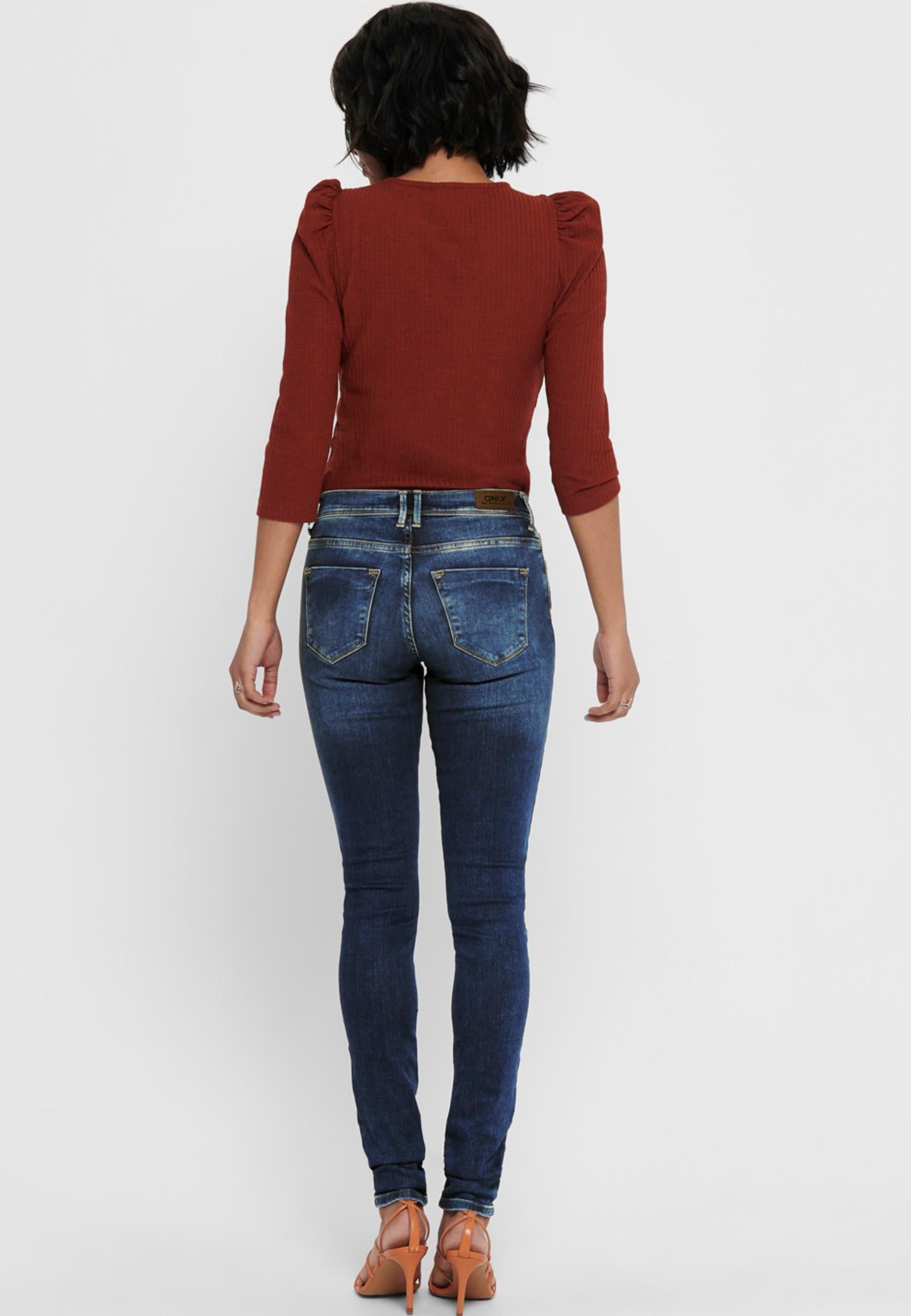 Jeans Only Sape Dark Blue Denim Skinny Fit 15159137 /Dark Blue Denim ONLY 