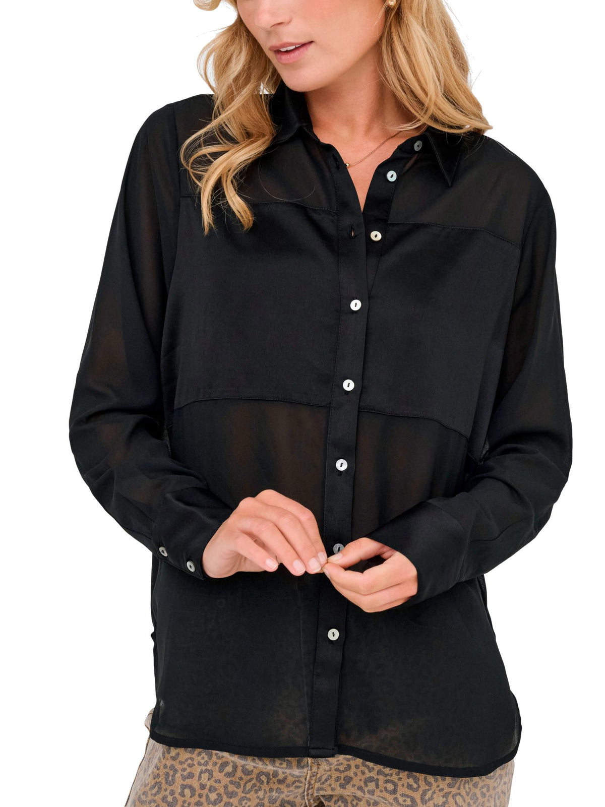 Camicia Only Star Nero basic 15360299 /Black ONLY 