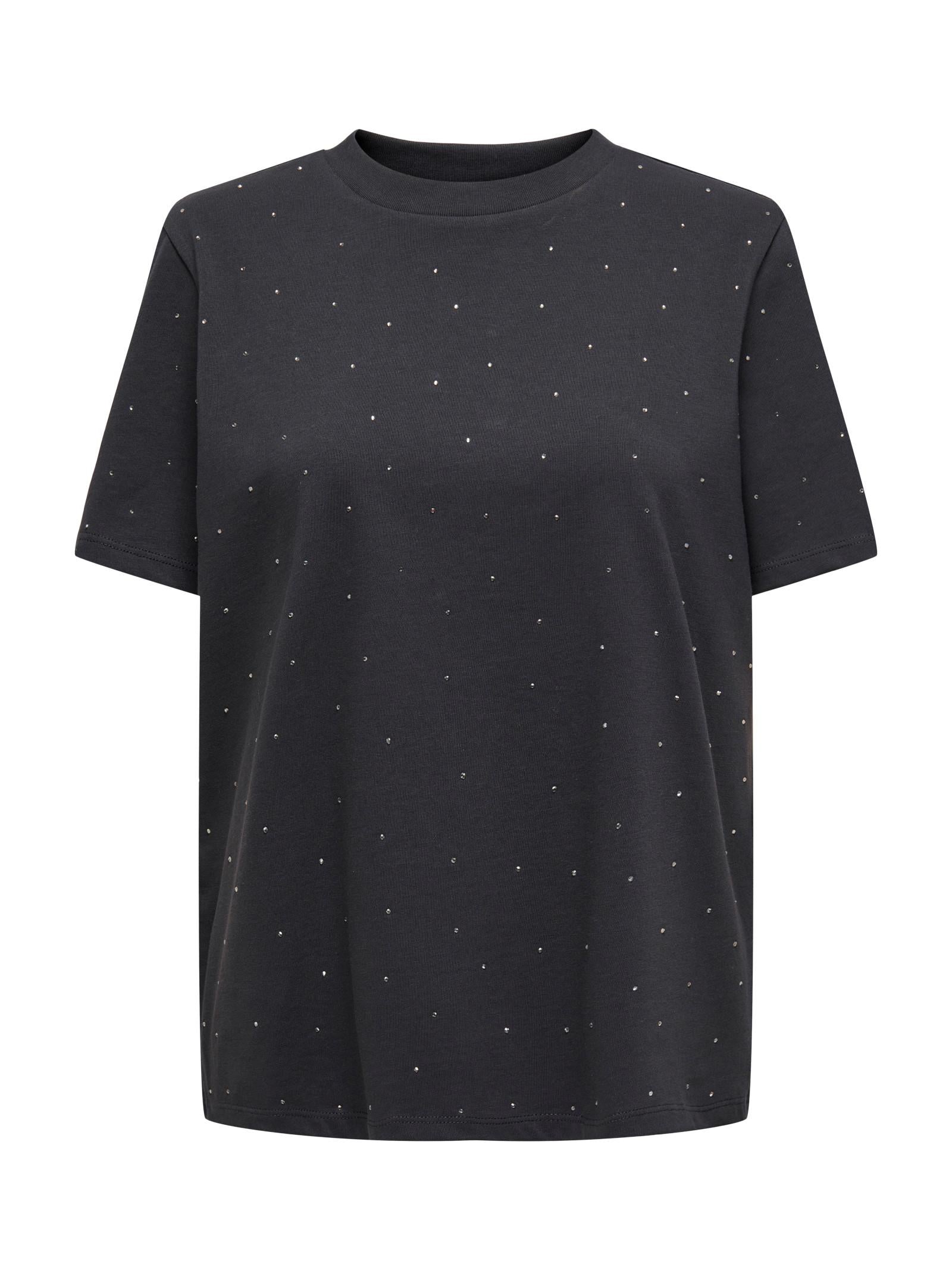T-shirt Only Monia Antracite con glitter 15340939 /Phantom ONLY 