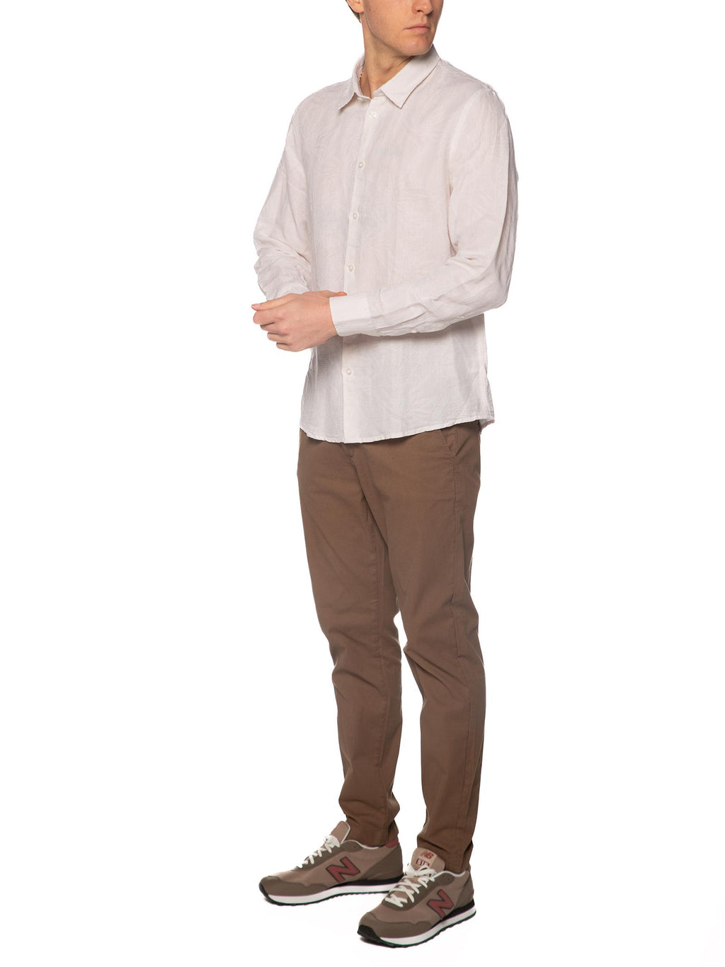 Camicia Seinse Perla lino lavorata CE1121 PERLA SEINSE 