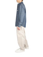 Camicia Calvin Klein Medium Blue Denim in Chambray J326558 1A4 CALVIN KLEIN JEANS 