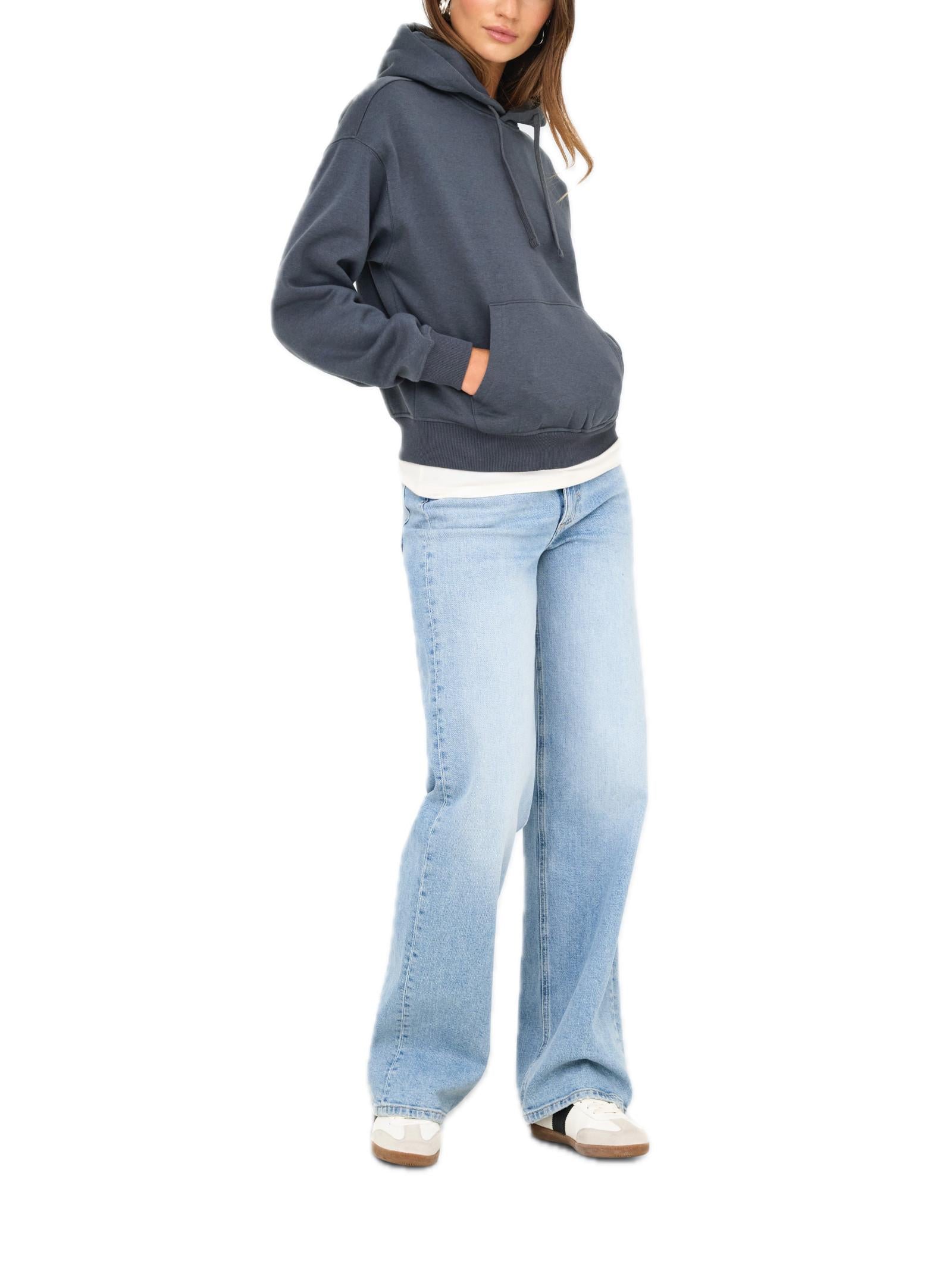 Felpa Only Best Blu con cappuccio 15338730 /Ombre Blue ONLY 