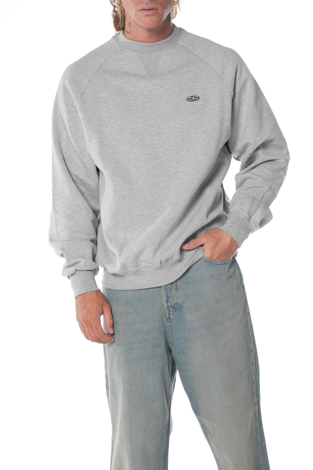 Felpa Propaganda Grigio Logo Atom FE420 GRIGIO PROPAGANDA 