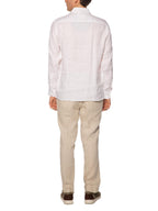 Camicia Seinse Bianco in lino collo aperto CE1089 BIANCO SEINSE 