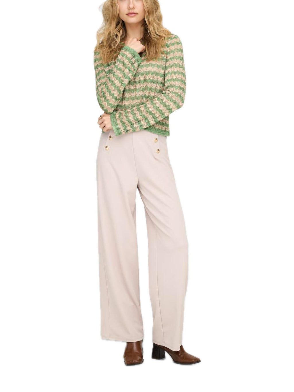 Maglia Only Agathe Verde 15363071 /Fluorite Green ONLY 