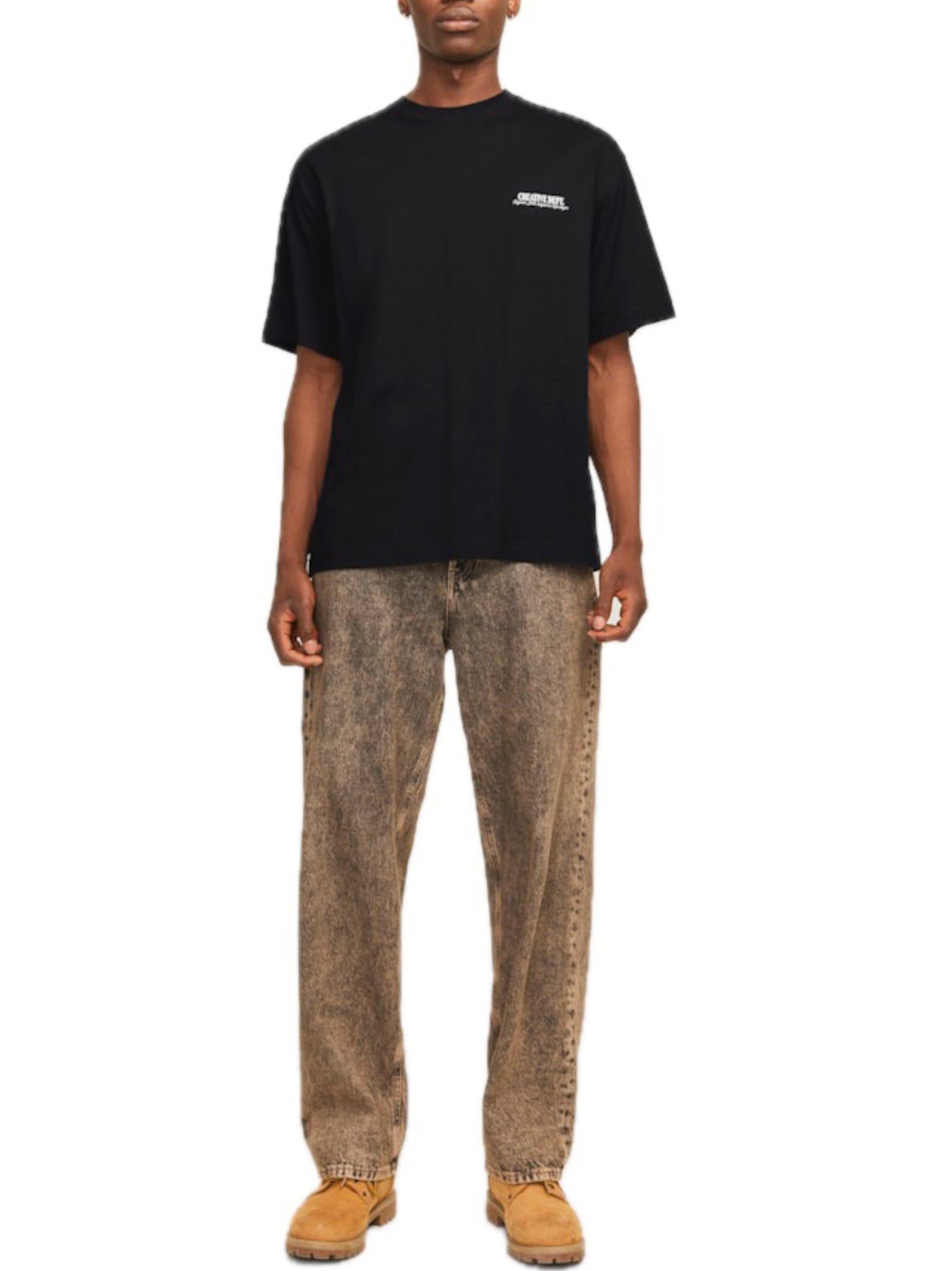 T-shirt JACK & JONES Nero con stampa 12265826 /Black JACK & JONES 