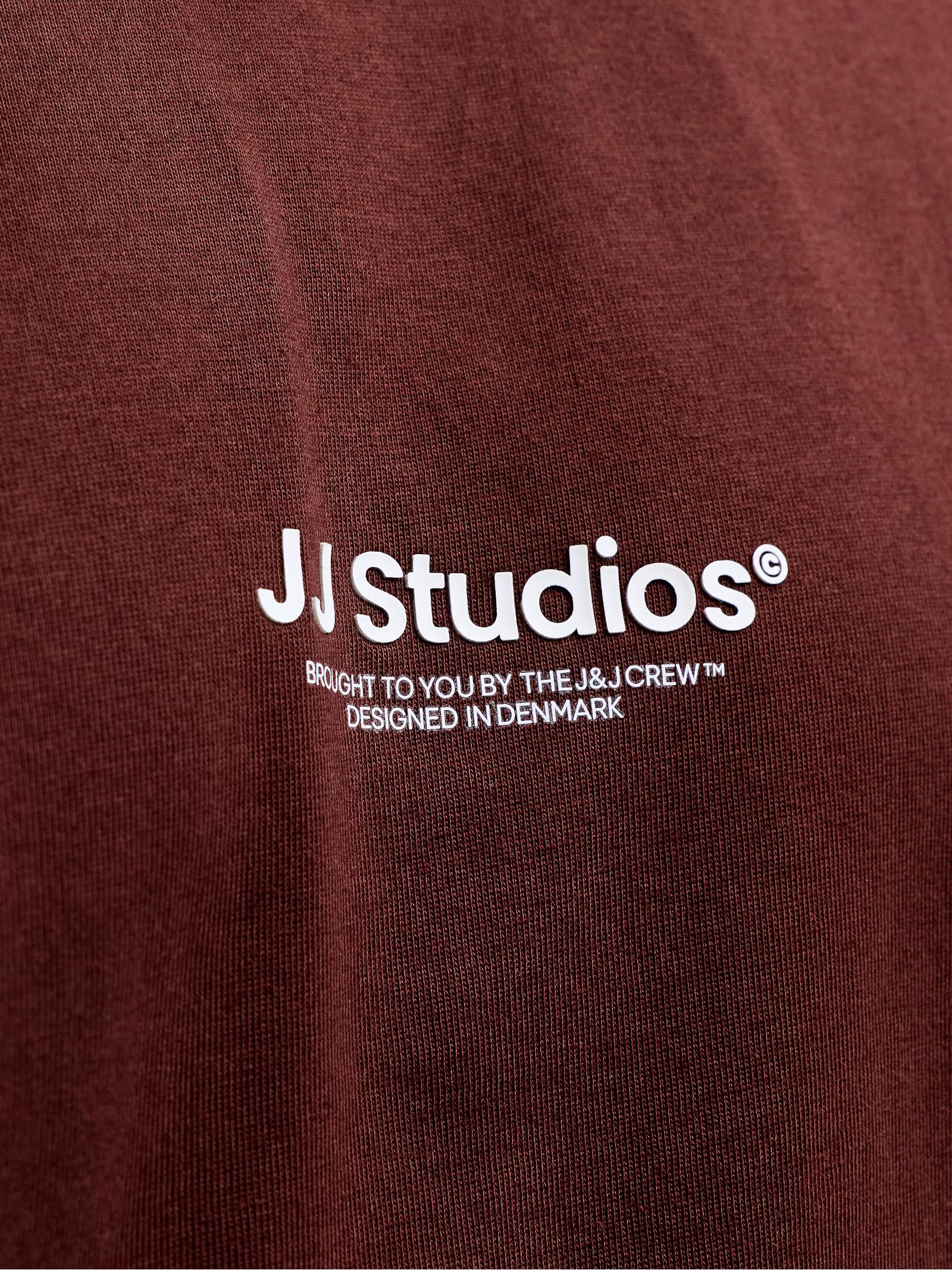 T-shirt Jack & Jones Soho Marrone scuro con logo 12278787 /Bitter Chocolate JACK & JONES 