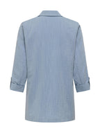Blazer Only Marsa Celeste con manica 3/4 15308084 /Faded Denim ONLY 