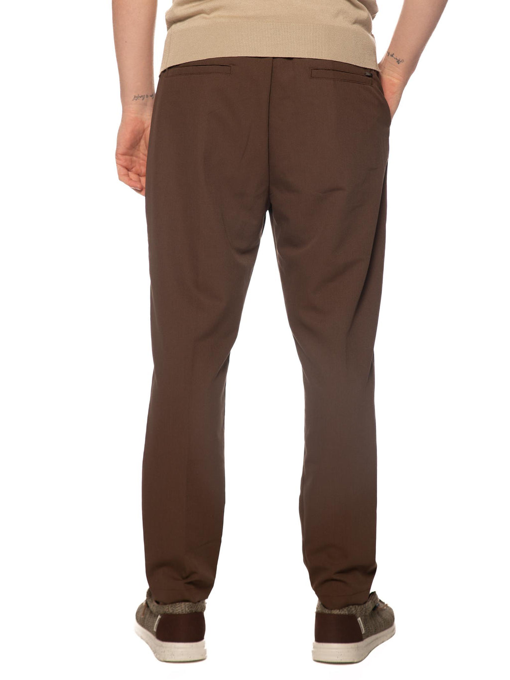 Pantalaccio Gianni Lupo Marrone con elastico GL003BD CHOCOLATE GIANNI LUPO 