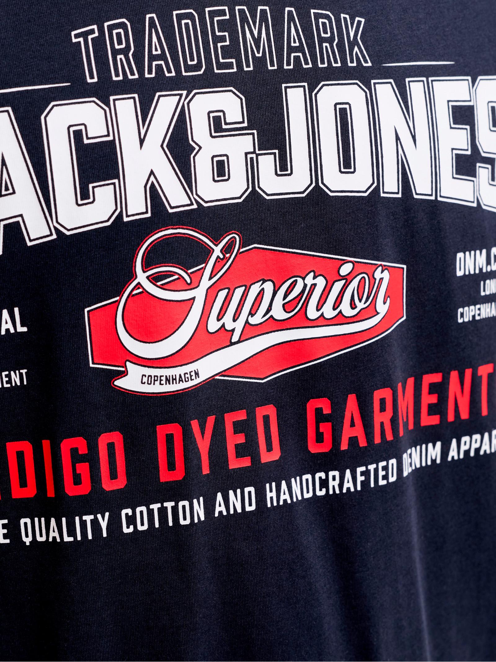 T-shirt Jack & Jones Blu logo 12299017 /Navy Blazer JACK & JONES 