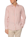 Camicia Gianni Lupo Bianco Rosa in lino GL7781S PINK GIANNI LUPO 