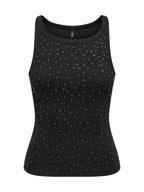 Top Only Filiz Nero strass 15368917 /Black ONLY 