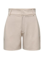 Shorts JDY Beige Geggo a vita alta 15370254 /Chateau Gray JDY 