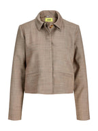 Giacca JJXX Cooper Fango con colletto 12287944 /Coriander JJXX 
