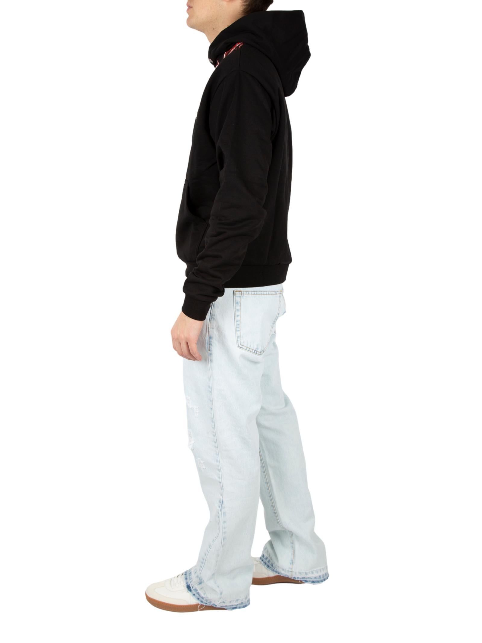 Felpa Phobia Nero Fulmine centrale PH00788 NERO PHOBIA 