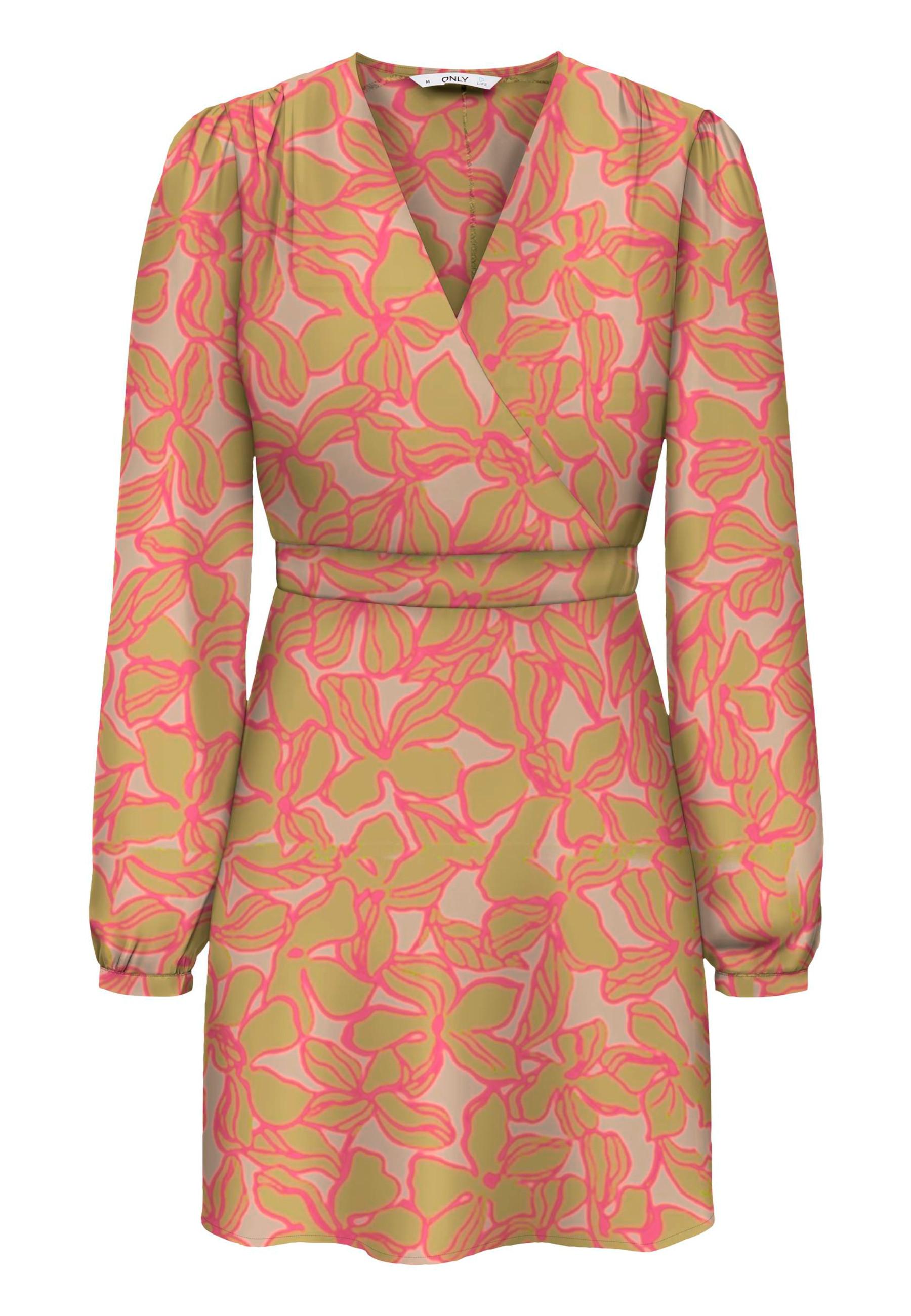 Abito Only Marrone corto