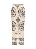 Pantalone Only Panna Nero Izzy fantasia 15373614 /Black Cloud Dancer ONLY 
